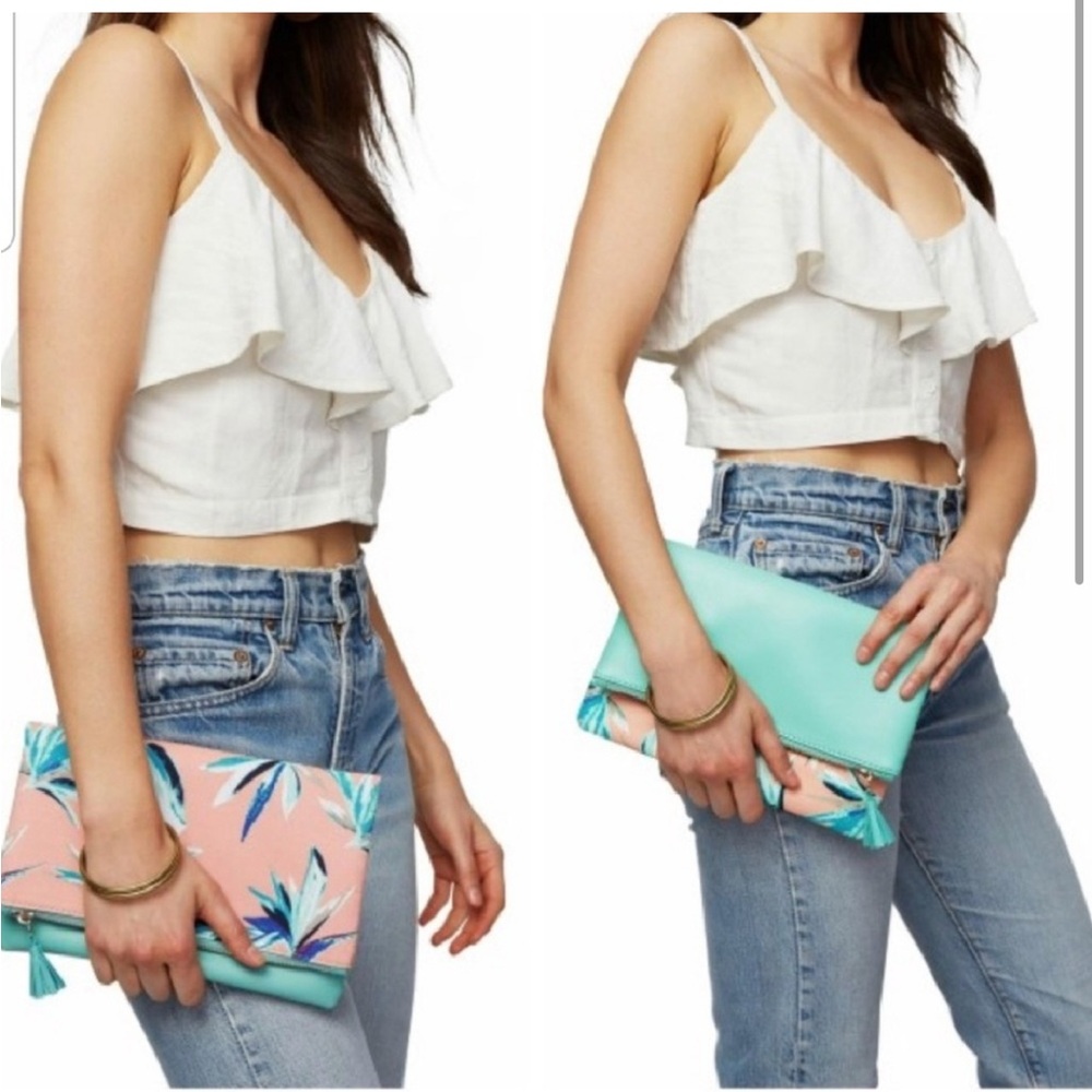 Rachel Pally reversible‎ clutch NWOT